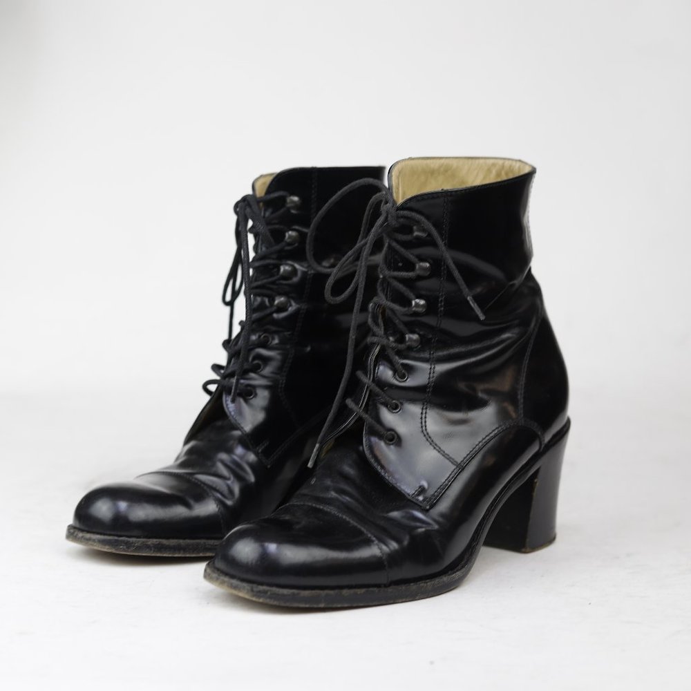 Gucci Black *vintage* Women's Heel Boot Size 36C